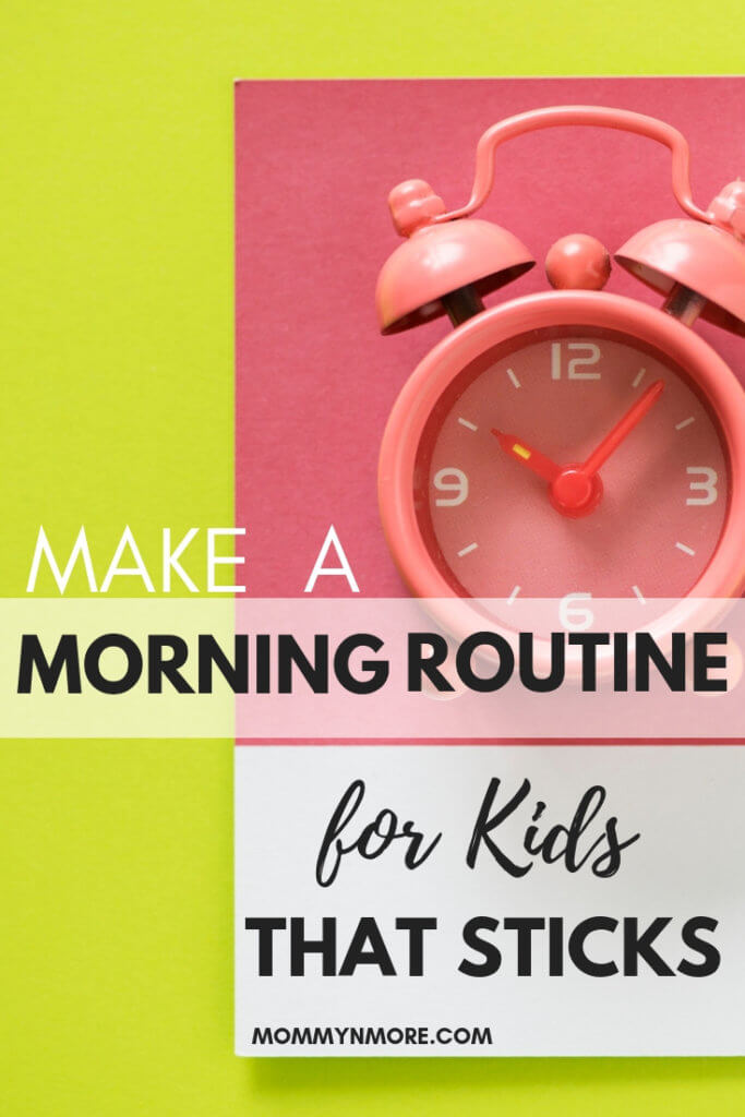 Morning routine that sticks