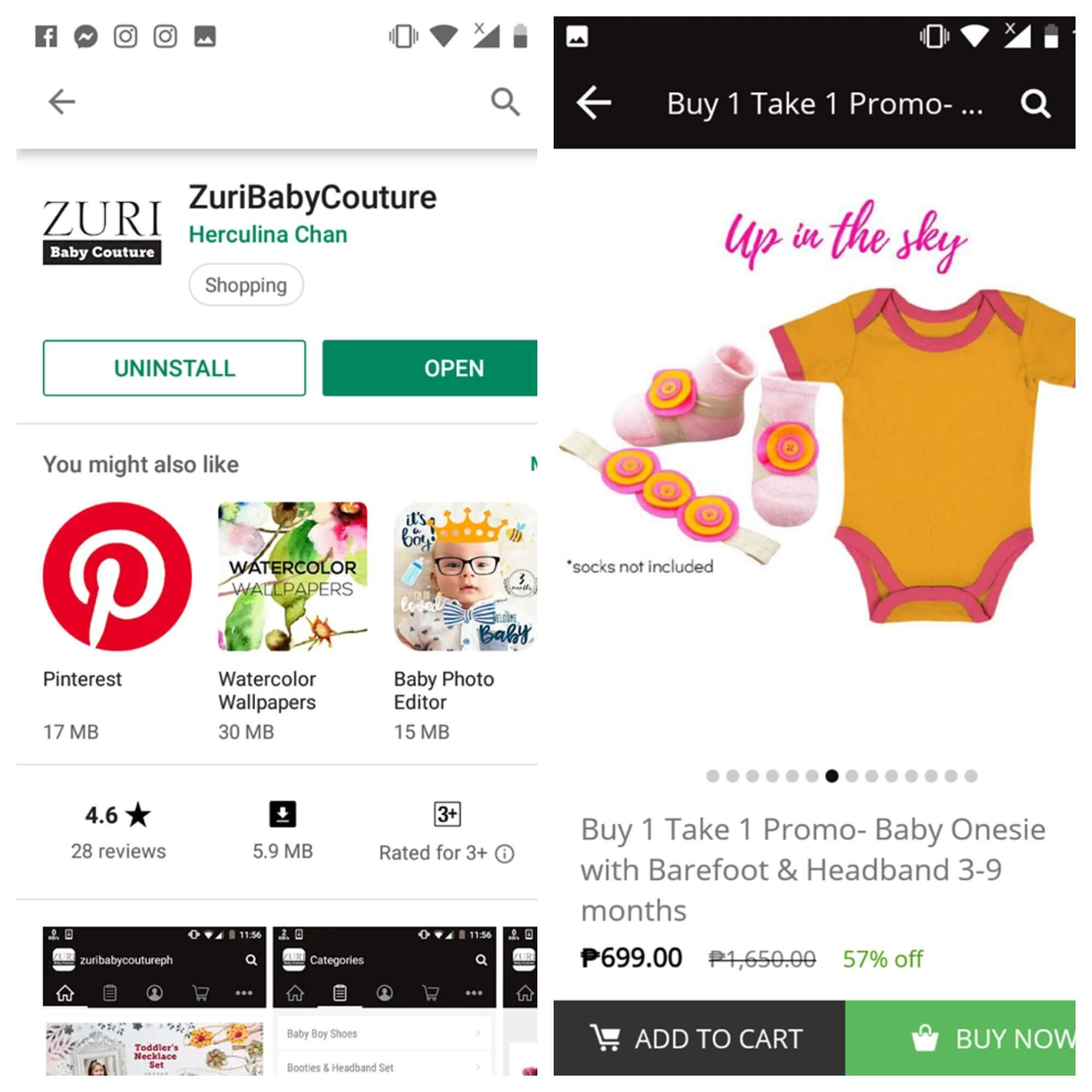 Zuri Baby Couture App